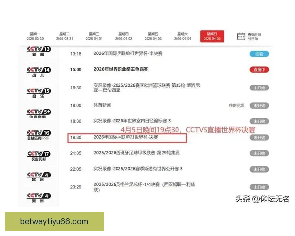 2026世界杯电视直播全程观看指南及赛事精彩瞬间回顾 2026世界杯电视直播全程观看指南及赛事精彩瞬间回顾